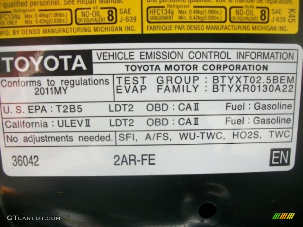 2011 RAV4 Limited 4WD - Black Forest Metallic / Ash photo #38