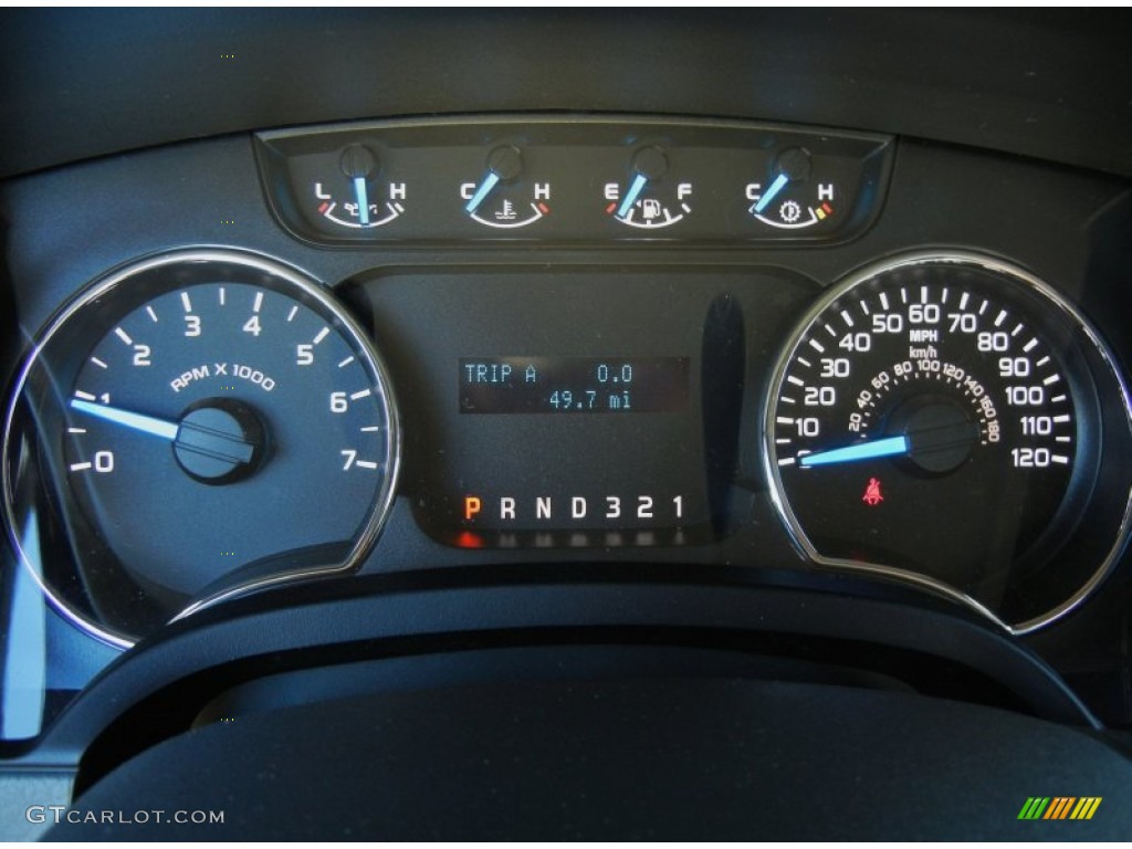 2013 Ford F150 XLT SuperCrew Gauges Photo #72125694
