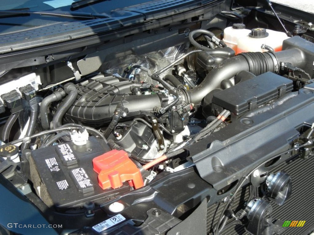 2013 Ford F150 XLT SuperCrew 3.7 Liter Flex-Fuel DOHC 24-Valve Ti-VCT V6 Engine Photo #72125762