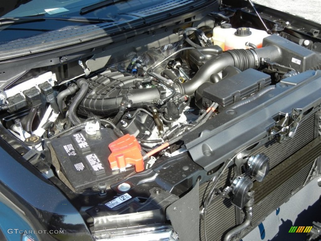 2013 Ford F150 XLT SuperCrew 3.7 Liter Flex-Fuel DOHC 24-Valve Ti-VCT V6 Engine Photo #72126063