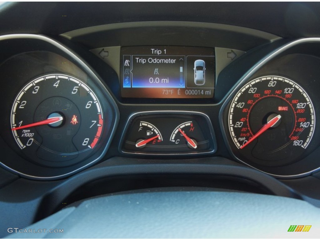 2013 Ford Focus ST Hatchback Gauges Photo #72126610