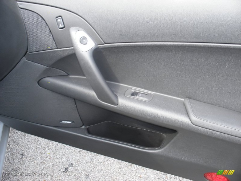 2012 Chevrolet Corvette Grand Sport Convertible Ebony Door Panel Photo #72127938