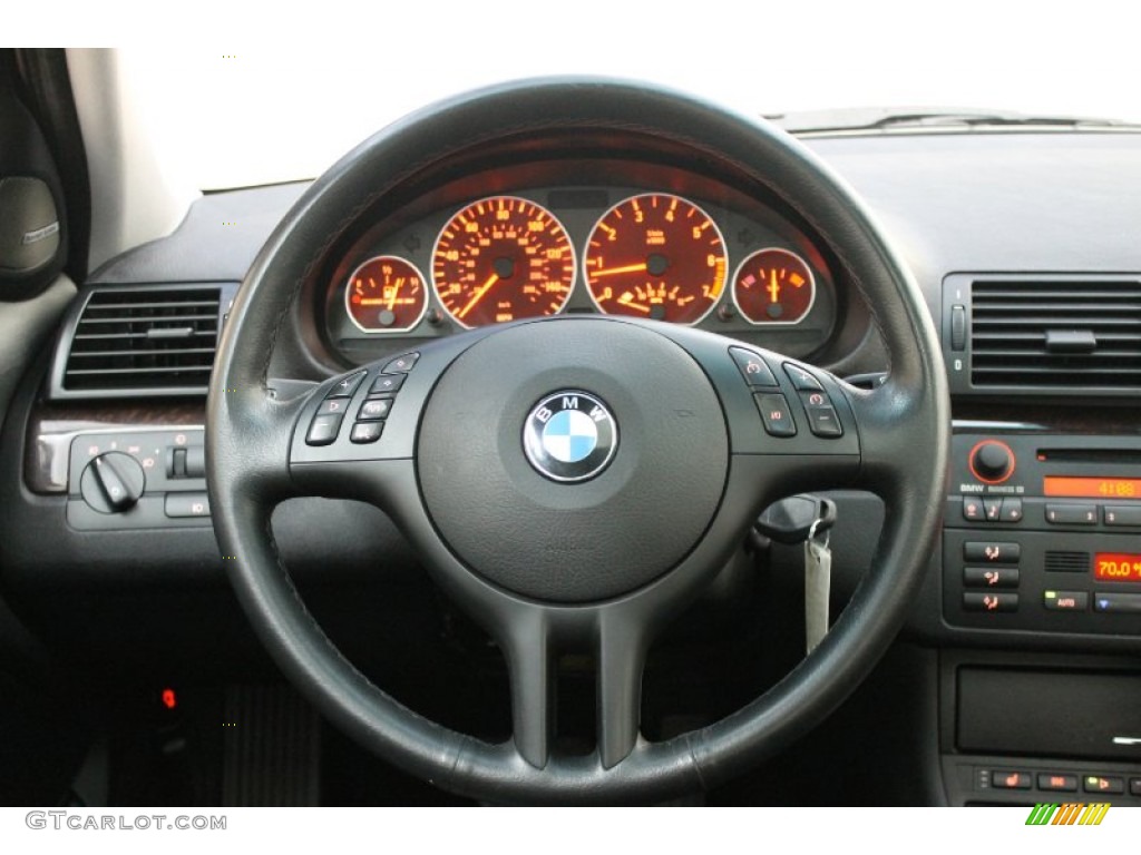 2002 3 Series 330xi Sedan - Titanium Silver Metallic / Black photo #29