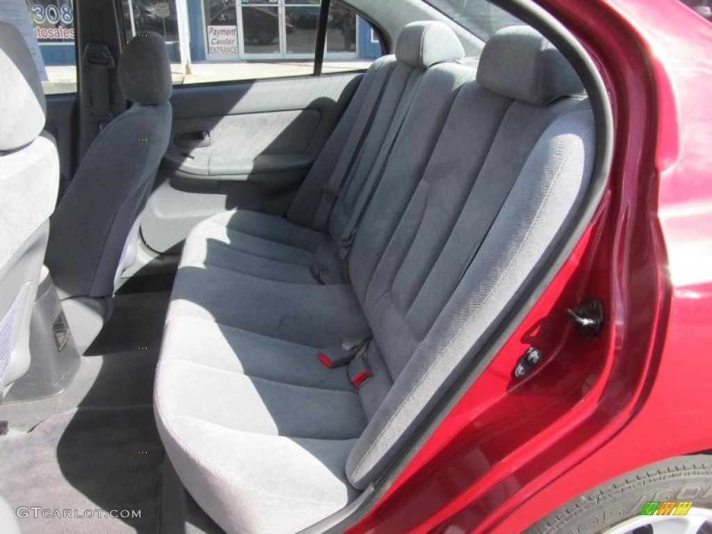 2005 Elantra GLS Sedan - Electric Red Metallic / Gray photo #10