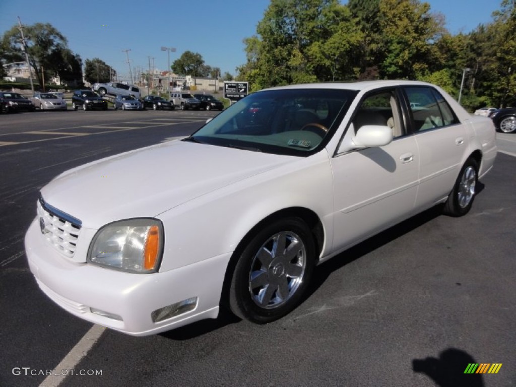 2004 DeVille DTS - White Lightning / Cashmere photo #2
