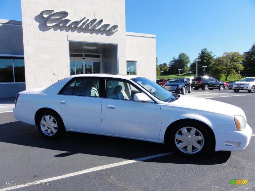 2004 DeVille DTS - White Lightning / Cashmere photo #5