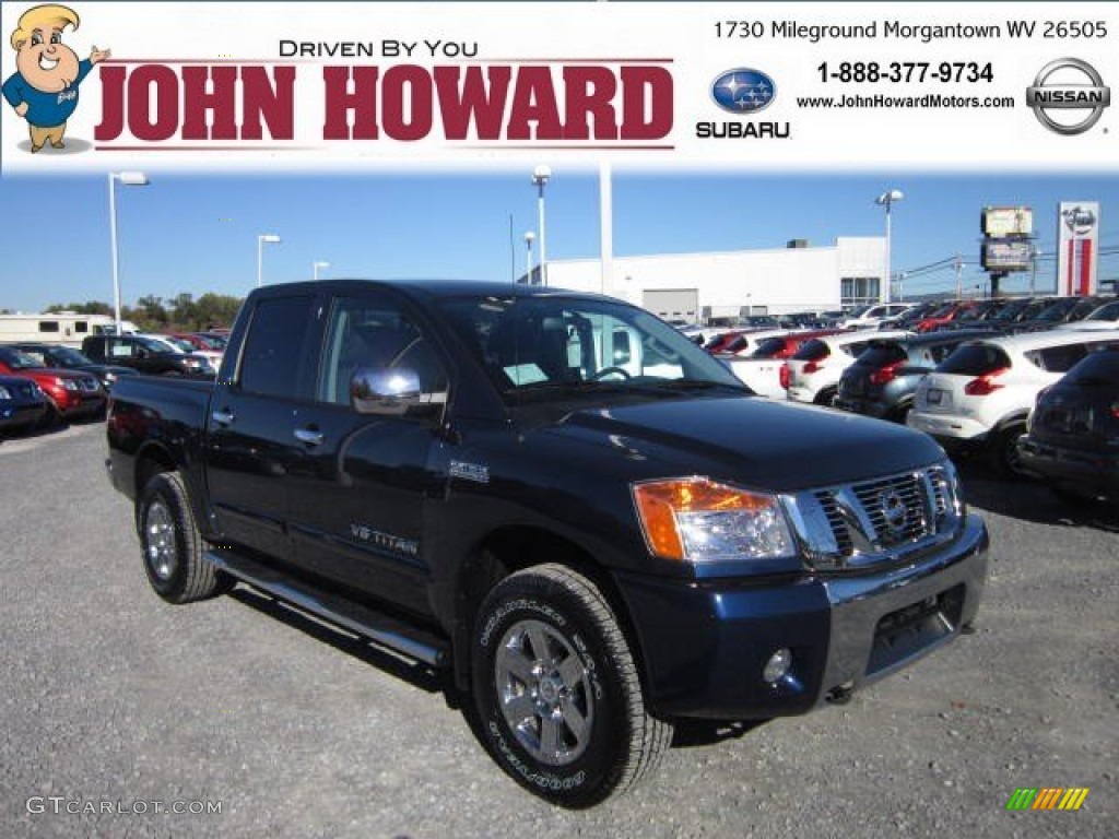 Navy Blue Nissan Titan