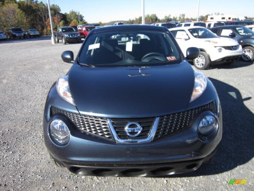 2013 Juke S AWD - Graphite Blue / Black/Silver Trim photo #2