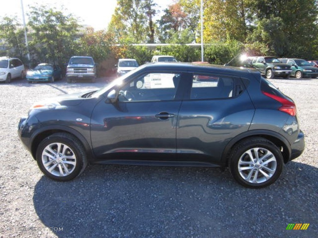 2013 Juke S AWD - Graphite Blue / Black/Silver Trim photo #4