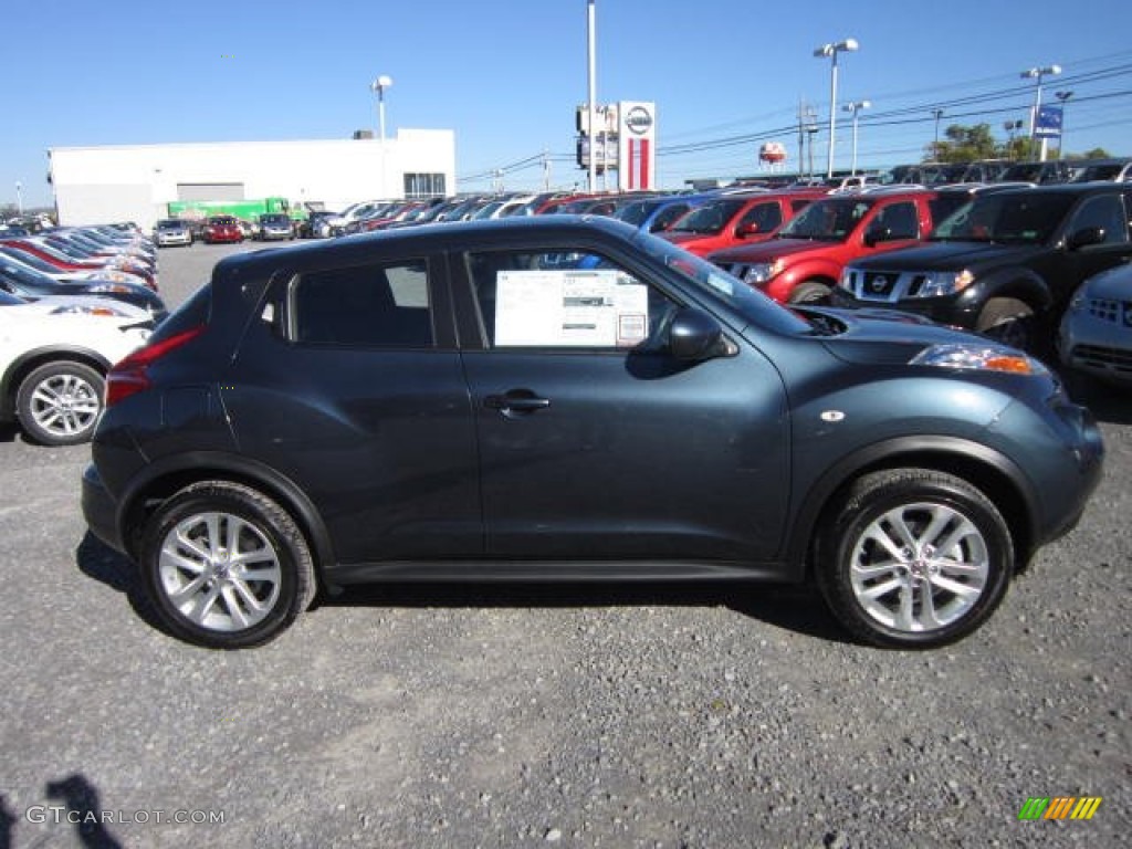 2013 Juke S AWD - Graphite Blue / Black/Silver Trim photo #8