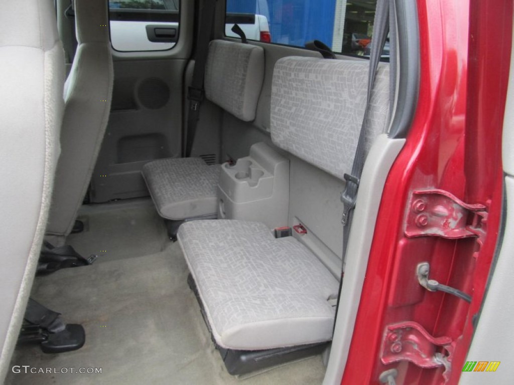 2004 Chevrolet Colorado Z71 Extended Cab 4x4 Rear Seat Photo #72132518