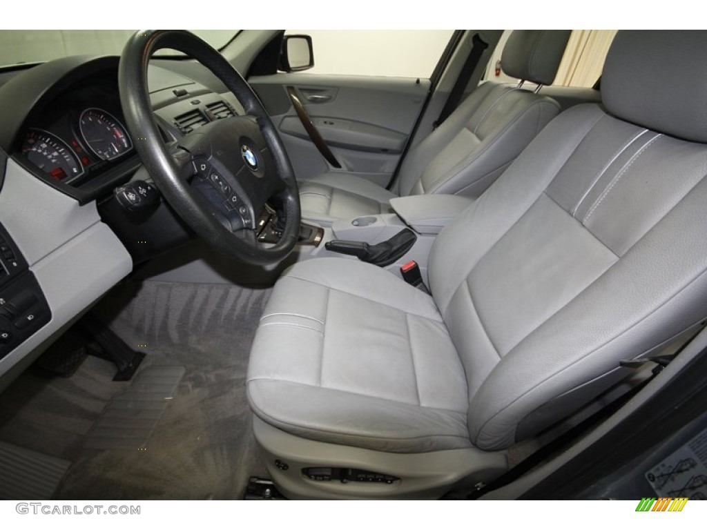 Grey Interior 2006 BMW X3 3.0i Photo #72134067