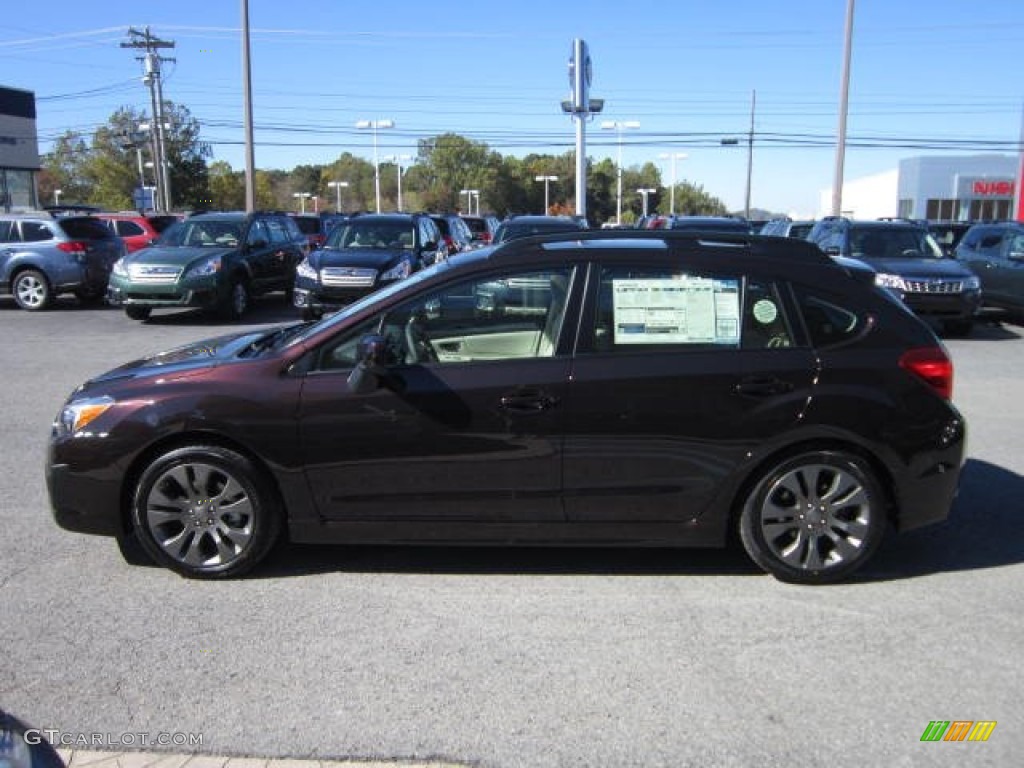 Deep Cherry Red Pearl 2013 Subaru Impreza 2.0i Sport Limited 5 Door Exterior Photo #72134847