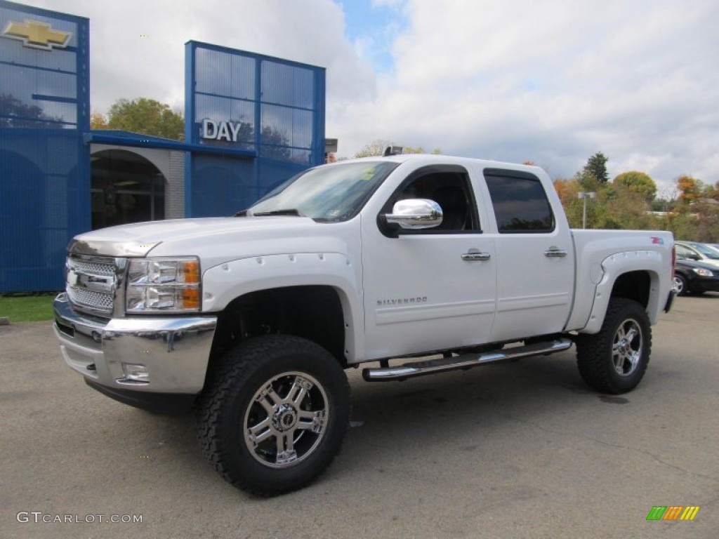 2013 Silverado 1500 LT Crew Cab 4x4 - Summit White / Ebony photo #1