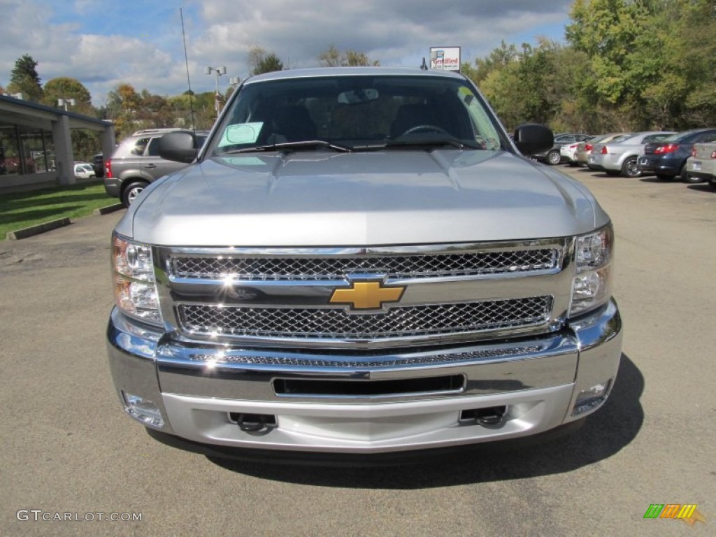 2013 Silverado 1500 LT Extended Cab 4x4 - Silver Ice Metallic / Ebony photo #10