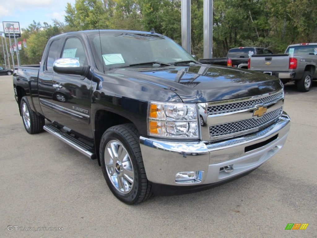 Blue Ray Metallic 2013 Chevrolet Silverado 2500HD LT Extended Cab 4x4 Exterior Photo #72137259