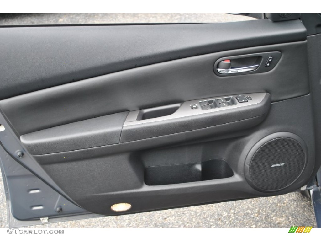 2010 Mazda MAZDA6 s Grand Touring Sedan Black Door Panel Photo #72137364
