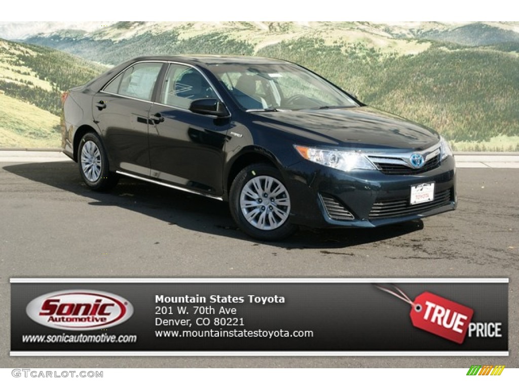 2012 Camry Hybrid LE - Cosmic Gray Mica / Ivory photo #1