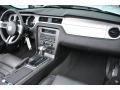 Charcoal Black 2012 Ford Mustang V6 Premium Convertible Dashboard