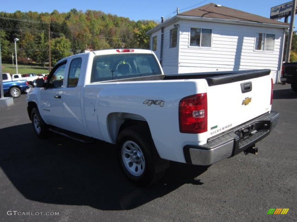 2011 Silverado 1500 Extended Cab 4x4 - Summit White / Dark Titanium photo #5