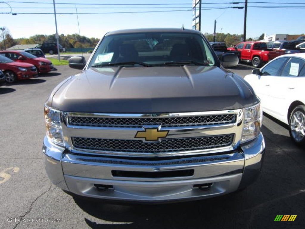 2013 Silverado 1500 LT Extended Cab 4x4 - Mocha Steel Metallic / Ebony photo #2