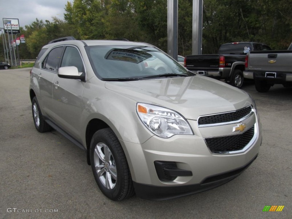 Champagne Silver Metallic 2013 Chevrolet Equinox LT AWD Exterior Photo #72139203