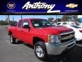Victory Red - Silverado 2500HD Work Truck Extended Cab 4x4 Photo No. 1