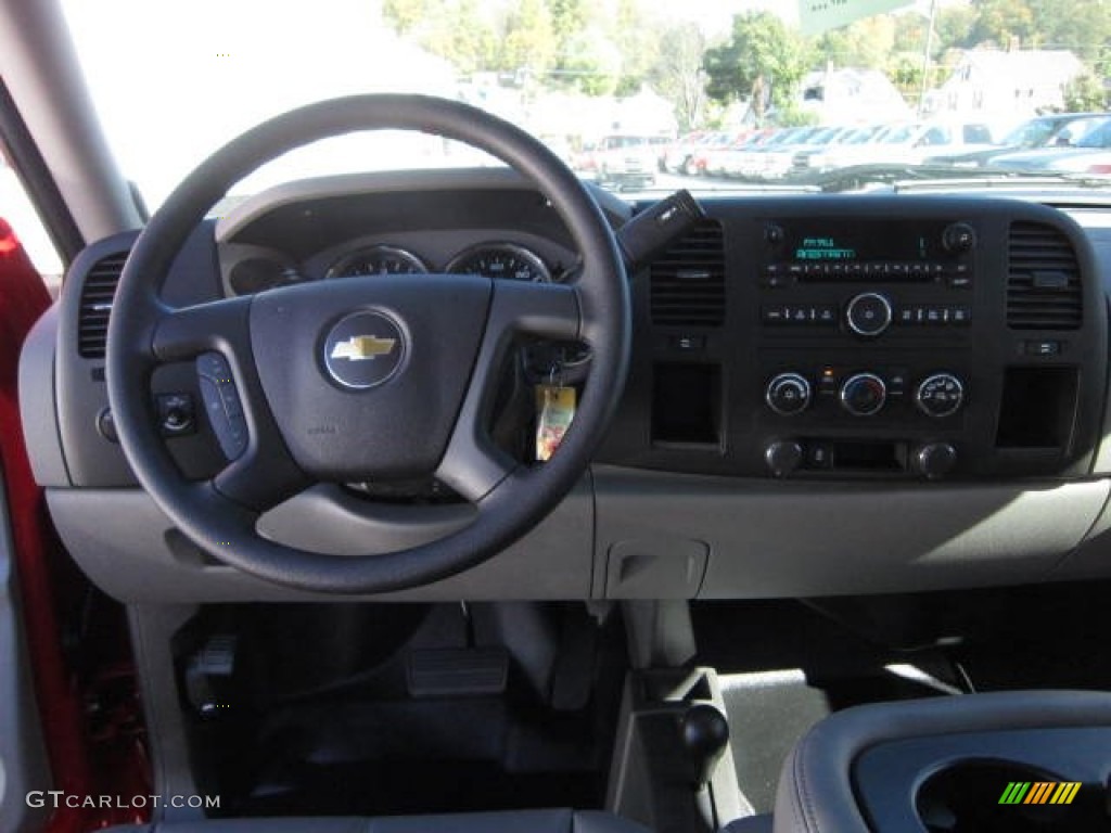 2013 Chevrolet Silverado 2500HD Work Truck Extended Cab 4x4 Dark Titanium Dashboard Photo #72139545