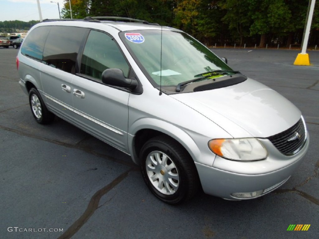 2002 Town & Country LXi - Bright Silver Metallic / Sandstone photo #1