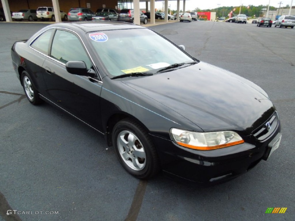 2001 Accord EX Coupe - Nighthawk Black Pearl / Charcoal photo #1