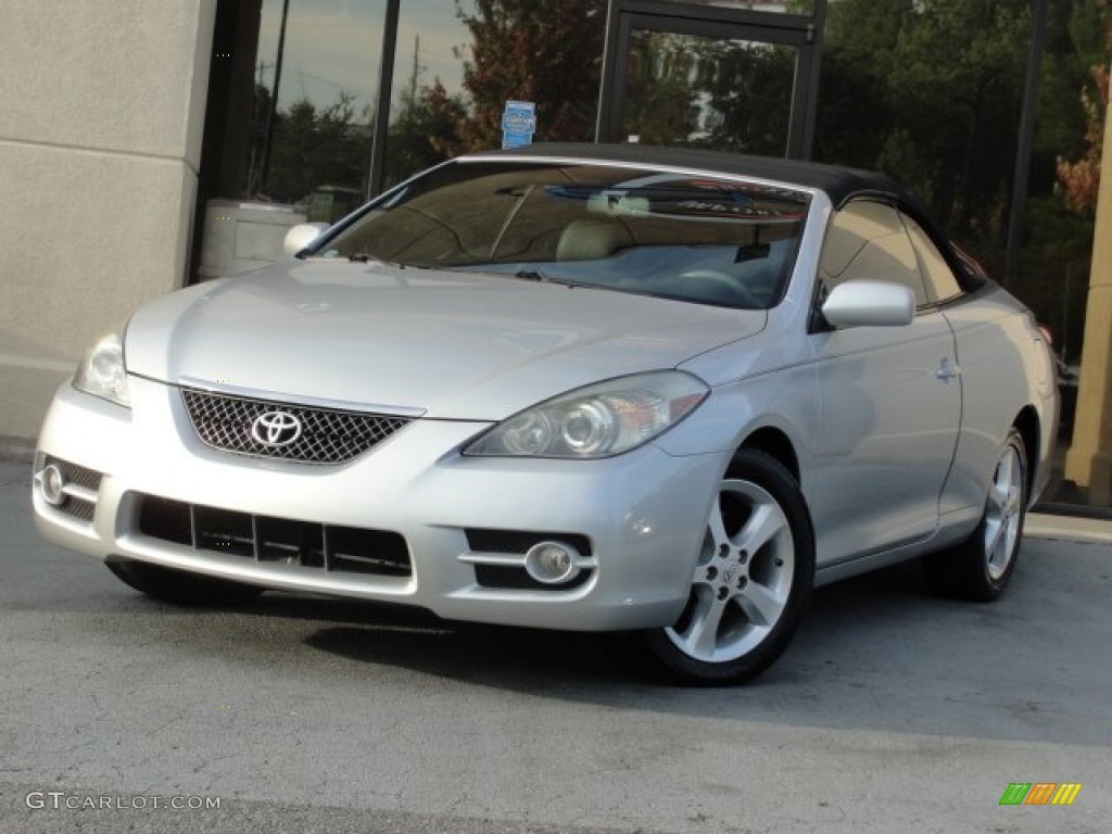 2008 Solara SLE V6 Convertible - Classic Silver Metallic / Dark Stone photo #1