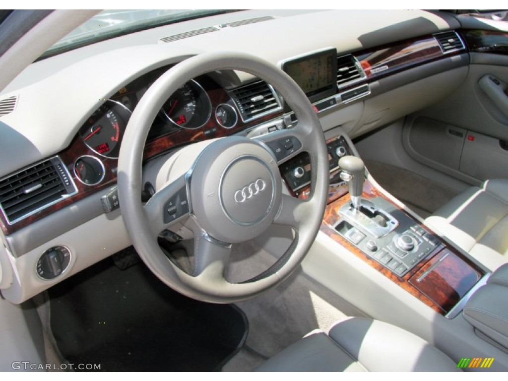 Platinum Interior 2004 Audi A8 L 4.2 quattro Photo #72142626