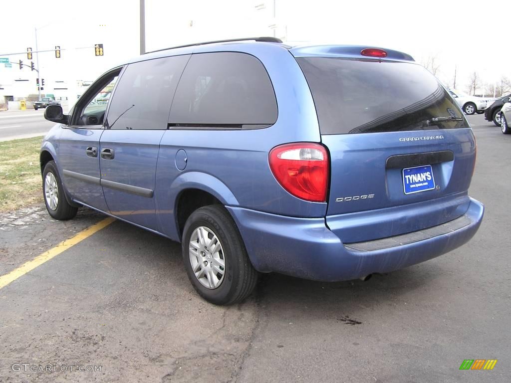 2007 Grand Caravan SE - Marine Blue Pearl / Medium Slate Gray photo #2