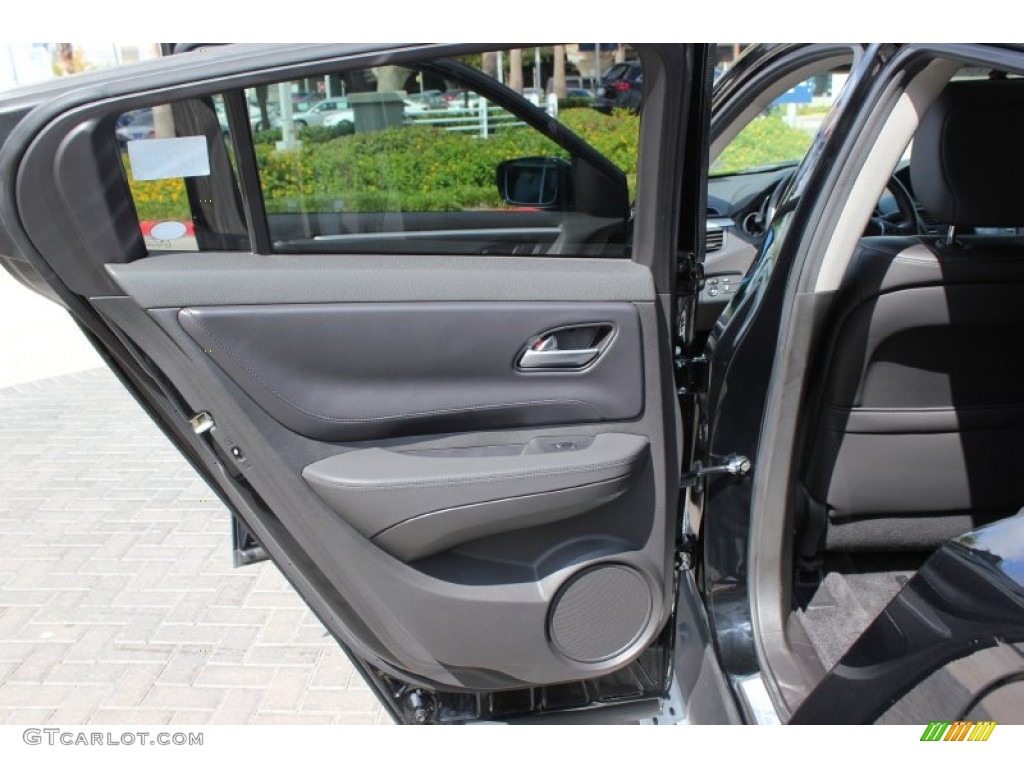 2010 Acura ZDX AWD Ebony Door Panel Photo #72144654
