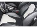 2010 Audi TT S Black/Silver Silk Nappa Leather Interior Front Seat Photo
