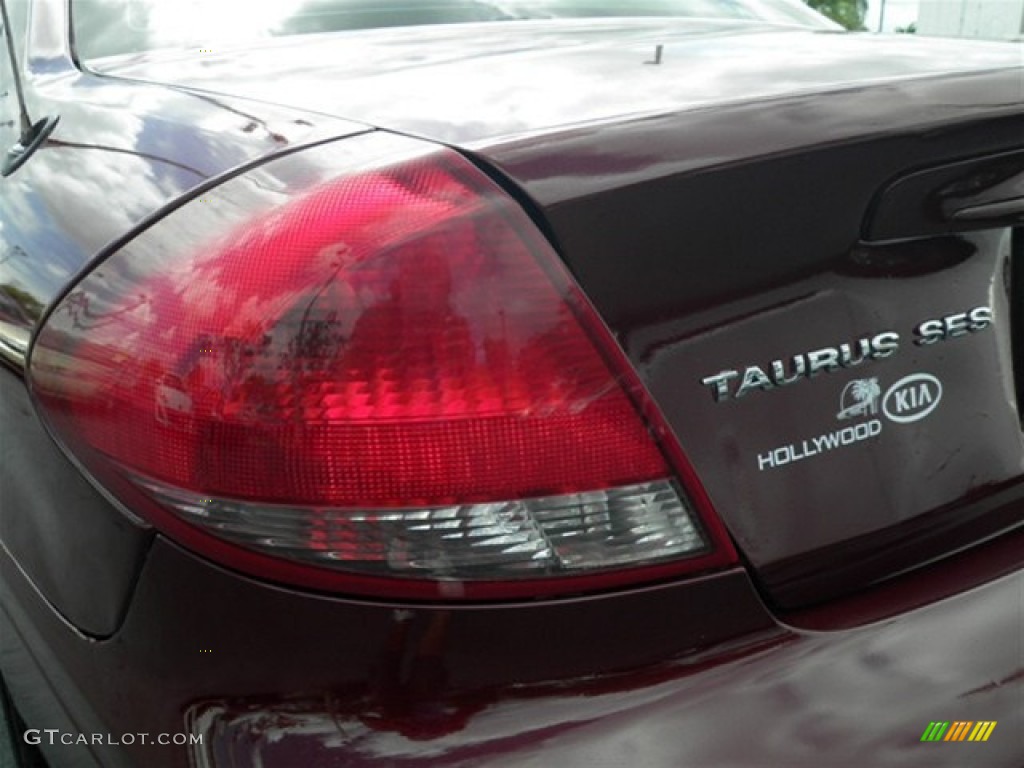 2004 Taurus SES Sedan - Merlot Metallic / Medium Graphite photo #11