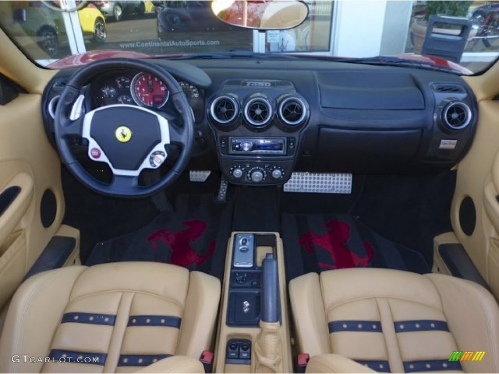 2007 Ferrari F430 Spider F1 Beige Dashboard Photo #72146292