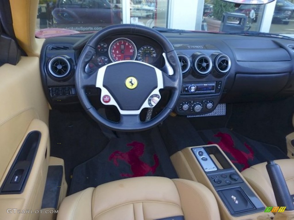 2007 Ferrari F430 Spider F1 Beige Dashboard Photo #72146316