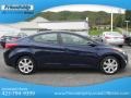 2013 Indigo Night Hyundai Elantra Limited  photo #6