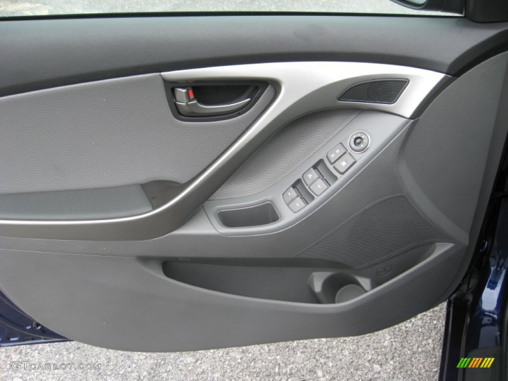 2013 Elantra Limited - Indigo Night / Gray photo #16