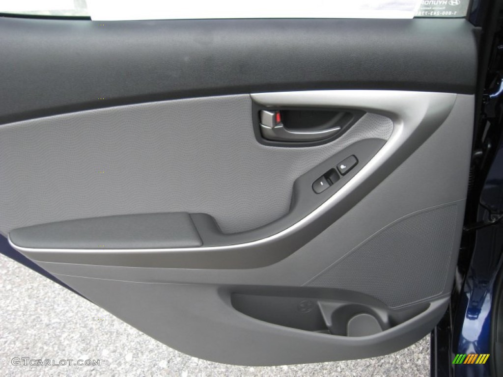 2013 Elantra Limited - Indigo Night / Gray photo #19