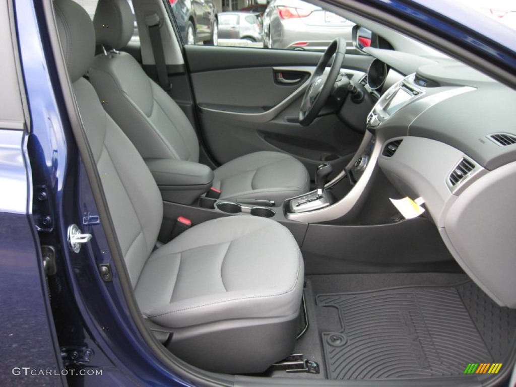 2013 Elantra Limited - Indigo Night / Gray photo #20