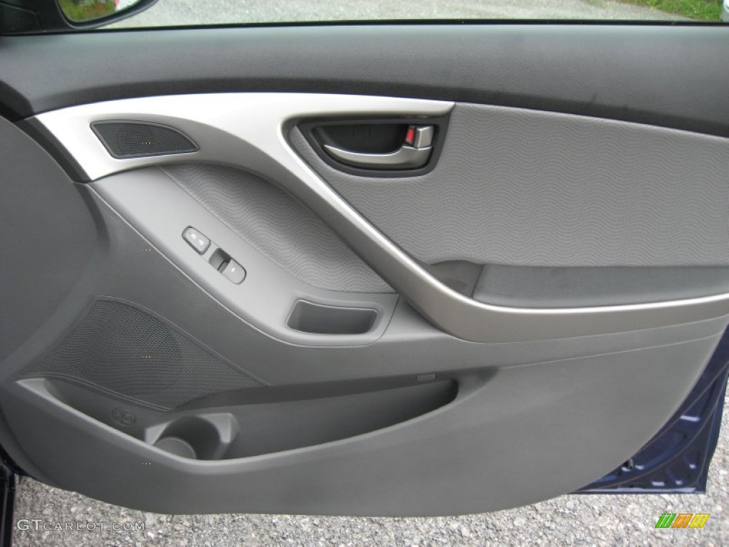 2013 Elantra Limited - Indigo Night / Gray photo #22