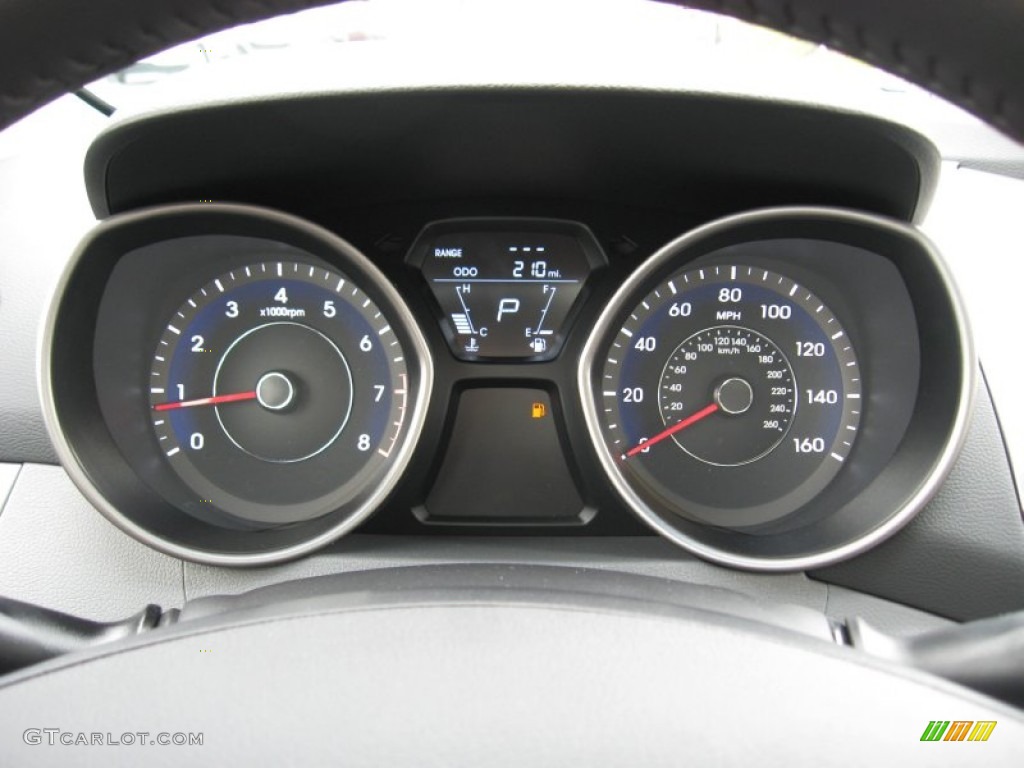 2013 Elantra Limited - Indigo Night / Gray photo #30