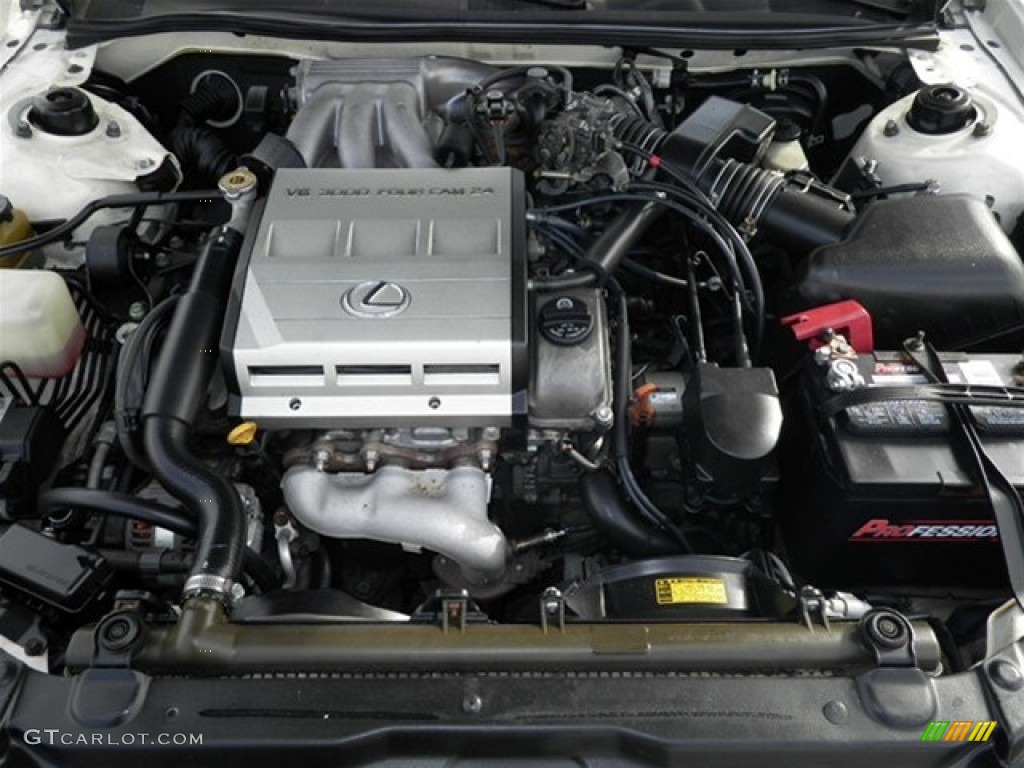 1998 ES 300 - Diamond White Pearl / Beige photo #39
