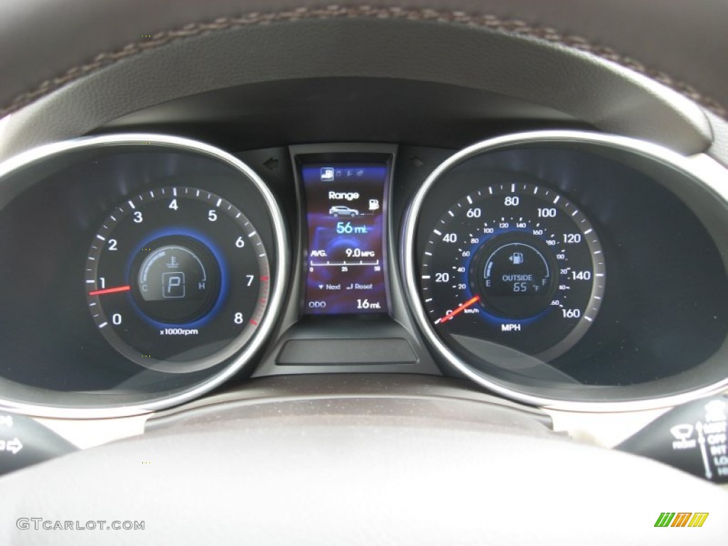 2013 Hyundai Santa Fe Sport 2.0T AWD Gauges Photos