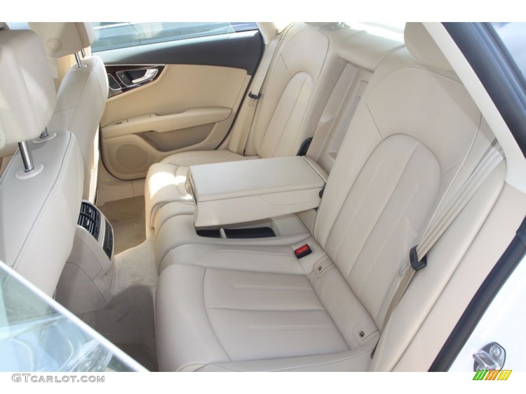 2013 Audi A7 3.0T quattro Premium Plus Rear Seat Photo #72147602
