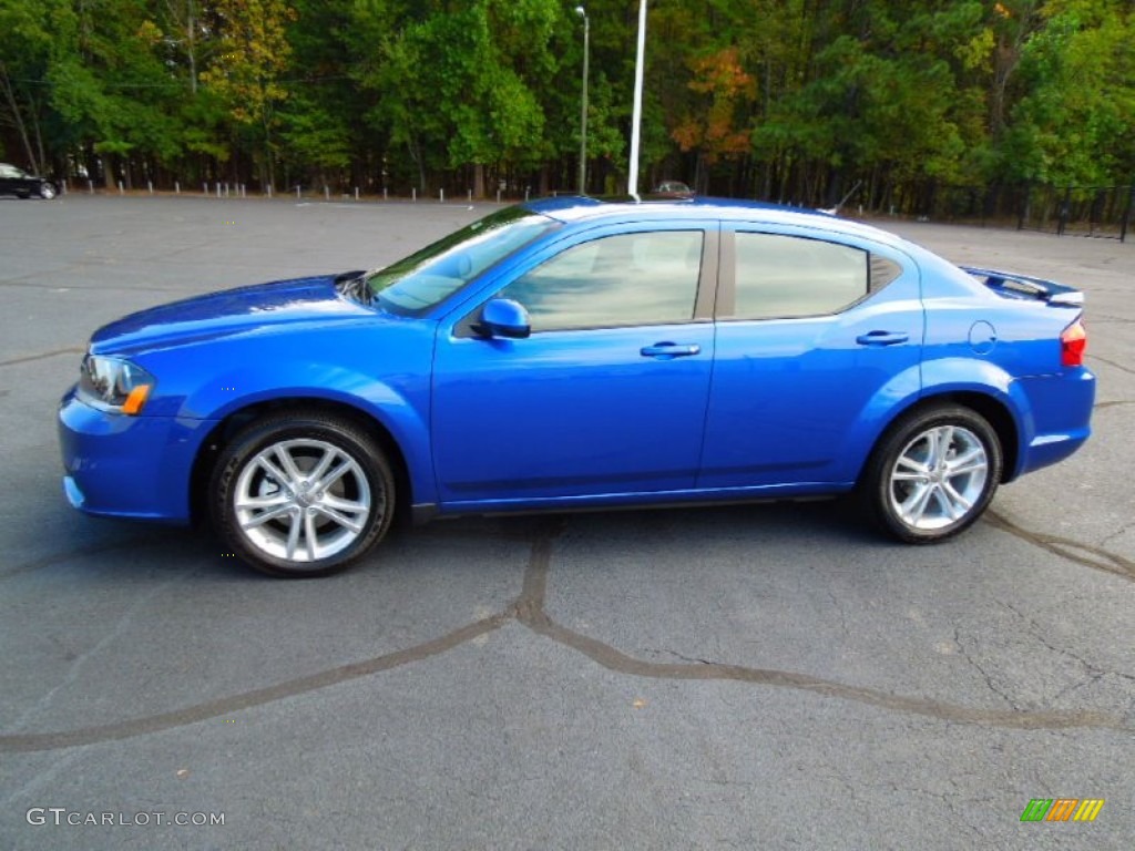 Blue Streak Pearl 2013 Dodge Avenger SXT Exterior Photo #72147747