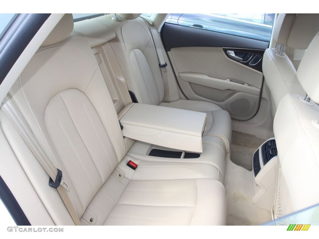 Velvet Beige Interior 2013 Audi A7 3.0T quattro Premium Plus Photo #72147763