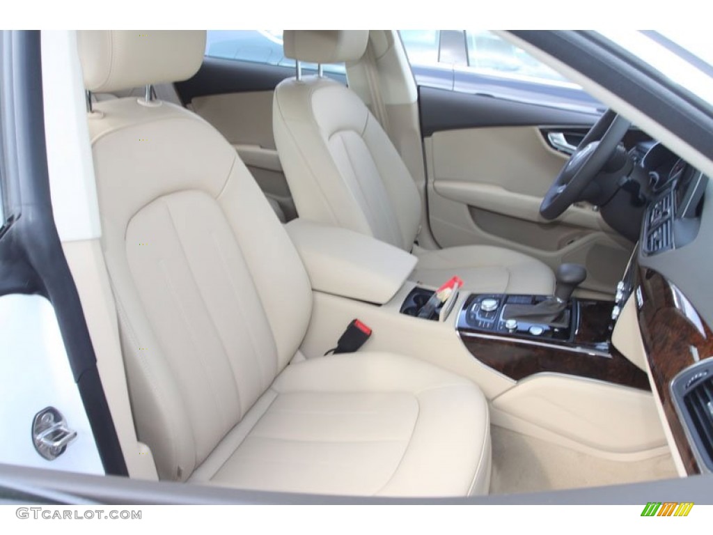 Velvet Beige Interior 2013 Audi A7 3.0T quattro Premium Plus Photo #72147790